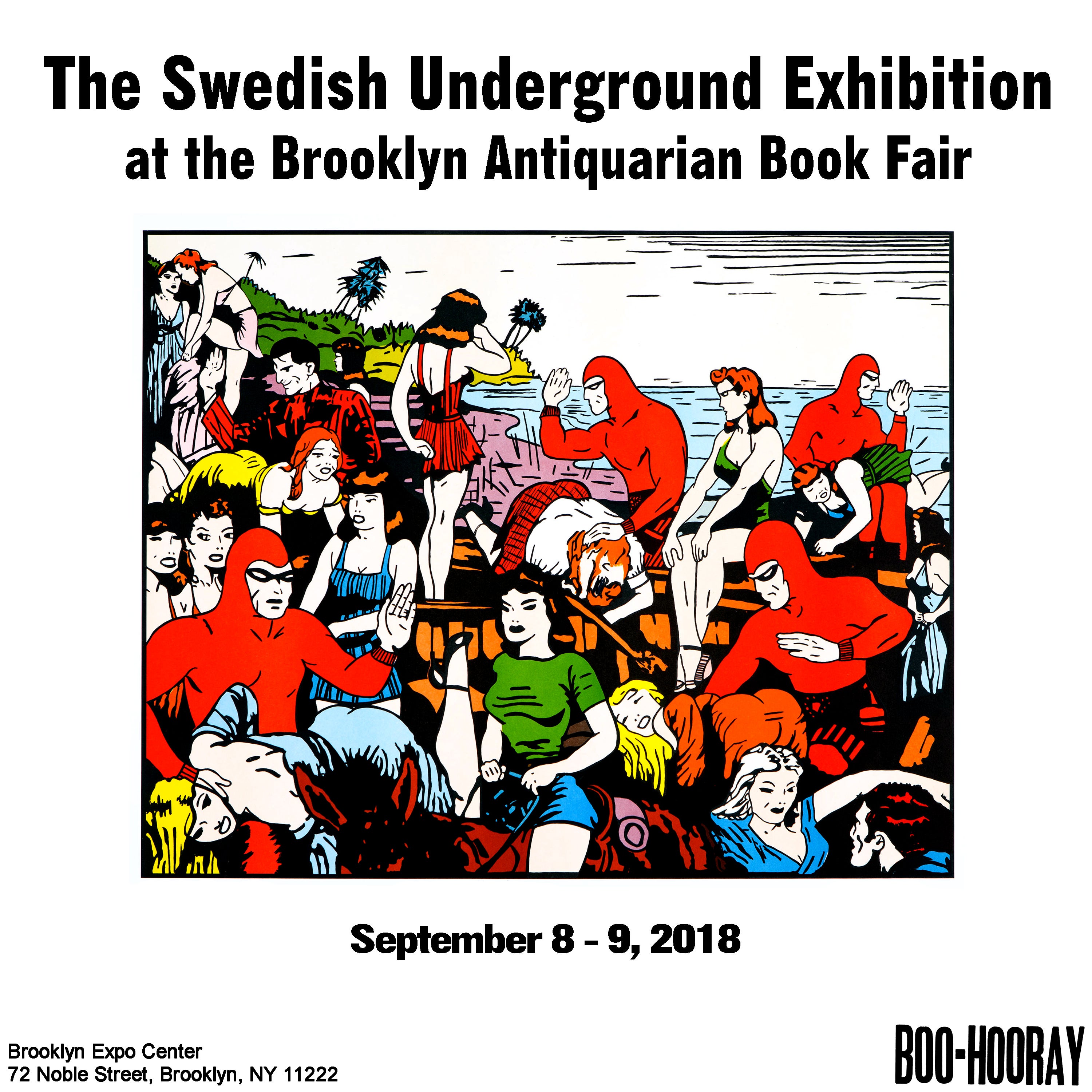 The Swedish Underground Exhibition at the Brooklyn Antiquarian Book Fair