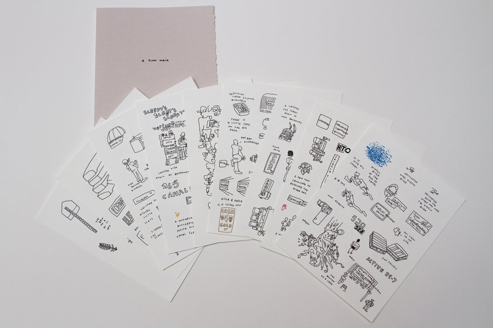 Jason Polan: A Slow Walk