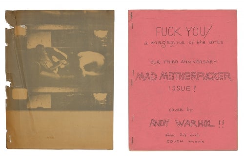 Ed Sanders: Fuck You / A Magazine of the Arts, 1962 - 1965