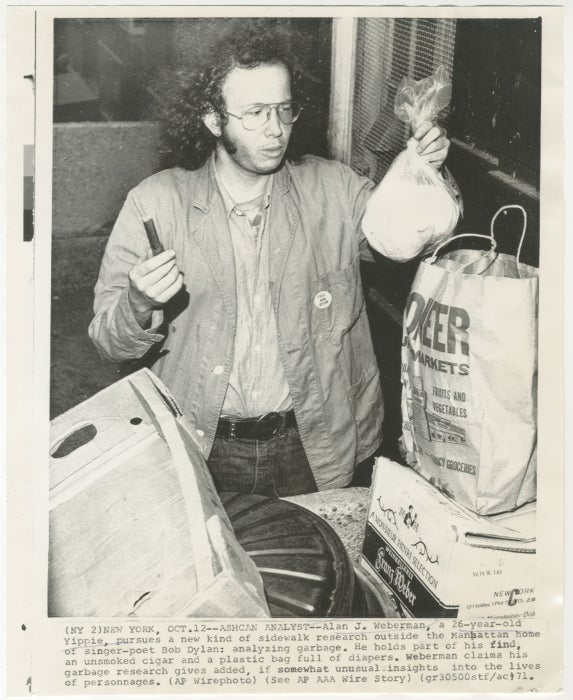 Bob Dylan vs. AJ Weberman Collection at Cornell University