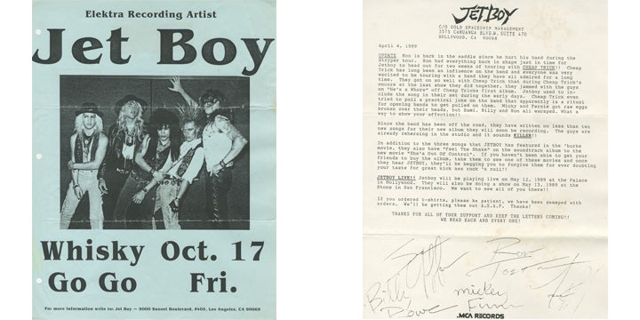 The Jetboy and The Sunset Strip Archive