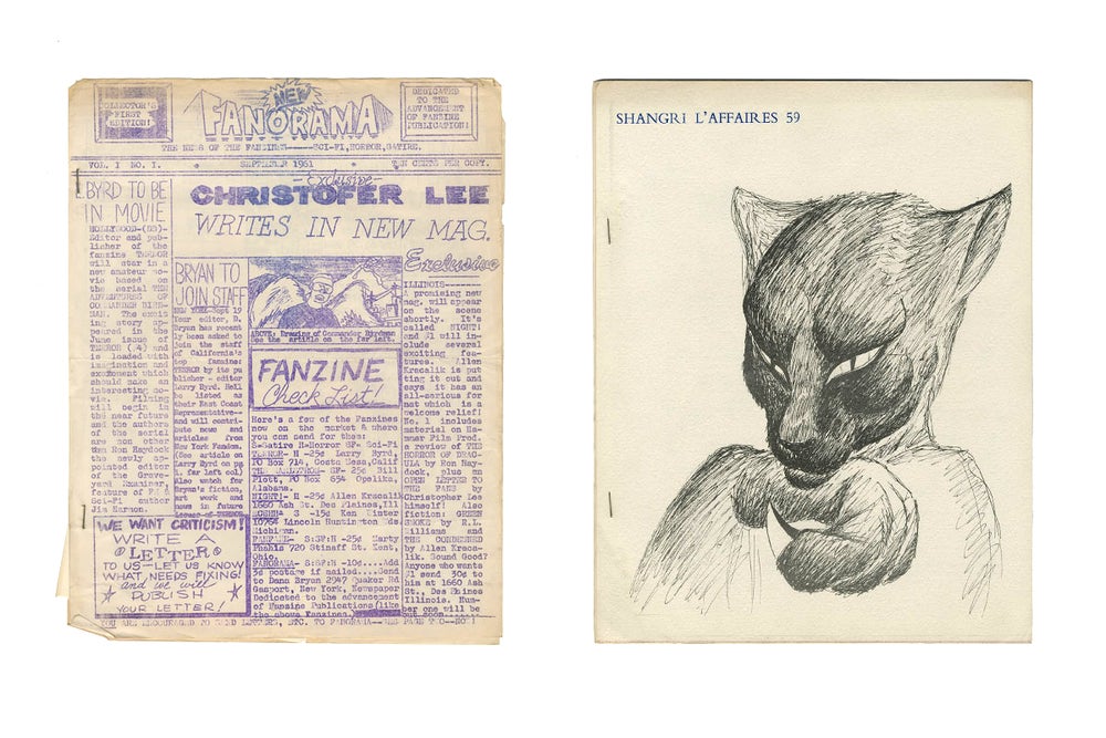 The Lenny Kaye Science Fiction Fanzine Library at the University of Miami