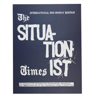 Item #3963 SITUATIONIST TIMES - SILKSCREEN POSTER. BOO-HOORAY / Jacqueline de Jong