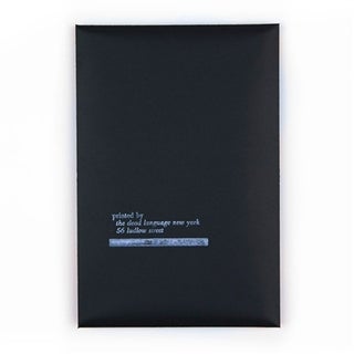 Item #3969 PIERO HELICZER & THE DEAD LANGUAGE PRESS - A BIBLIOGRAPHY. BOO-HOORAY / Dead...