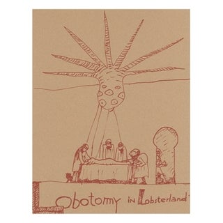 LOBOTOMY IN LOBSTERLAND SILKSCREEN PRINT