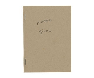 Item #4018 MARFA GURL NOTEBOOK FACSIMILE. BOO-HOORAY / Larry Clark
