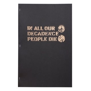 Item #4020 IN ALL OUR DECADENCE PEOPLE DIE 3RD EDITION. BOO-HOORAY / CRASS