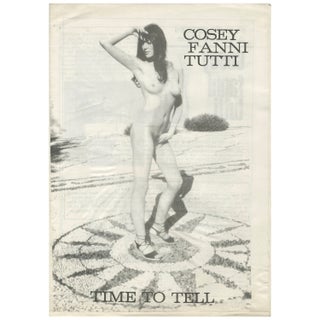 Item #4085 Flowmotion- A Special Issue: Cosey Fanni Tutti – Time To Tell. ed Ian Dobson