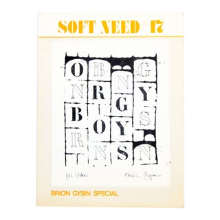 Item #4115 Soft Need #17: Brion Gysin Special. ed Udo Brego