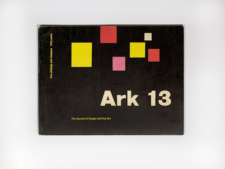 Item #4247 Ark: The Journal of Design and Fine Art Issue #13. ed. Margaret Lockwood, ed Patricia Davey.