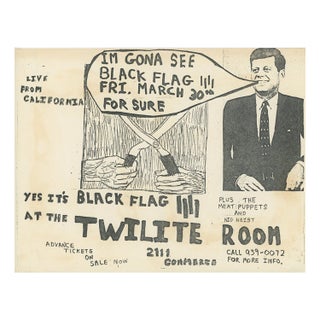 Item #4268 Black Flag – Meat Puppets – Nig Heist – Twilite Room. Black Flag