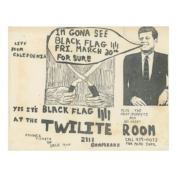 Item #4268 Black Flag – Meat Puppets – Nig Heist – Twilite Room. Black Flag.