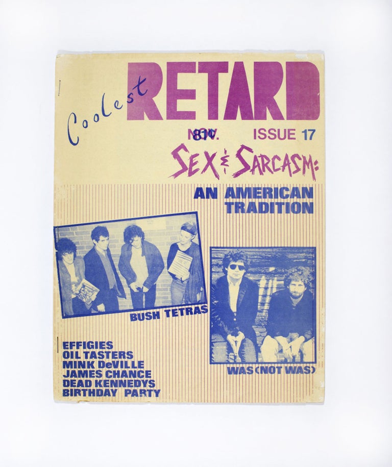 Item #4276 Coolest Retard, No. 17, November 1981. ed Craig Schmidt.