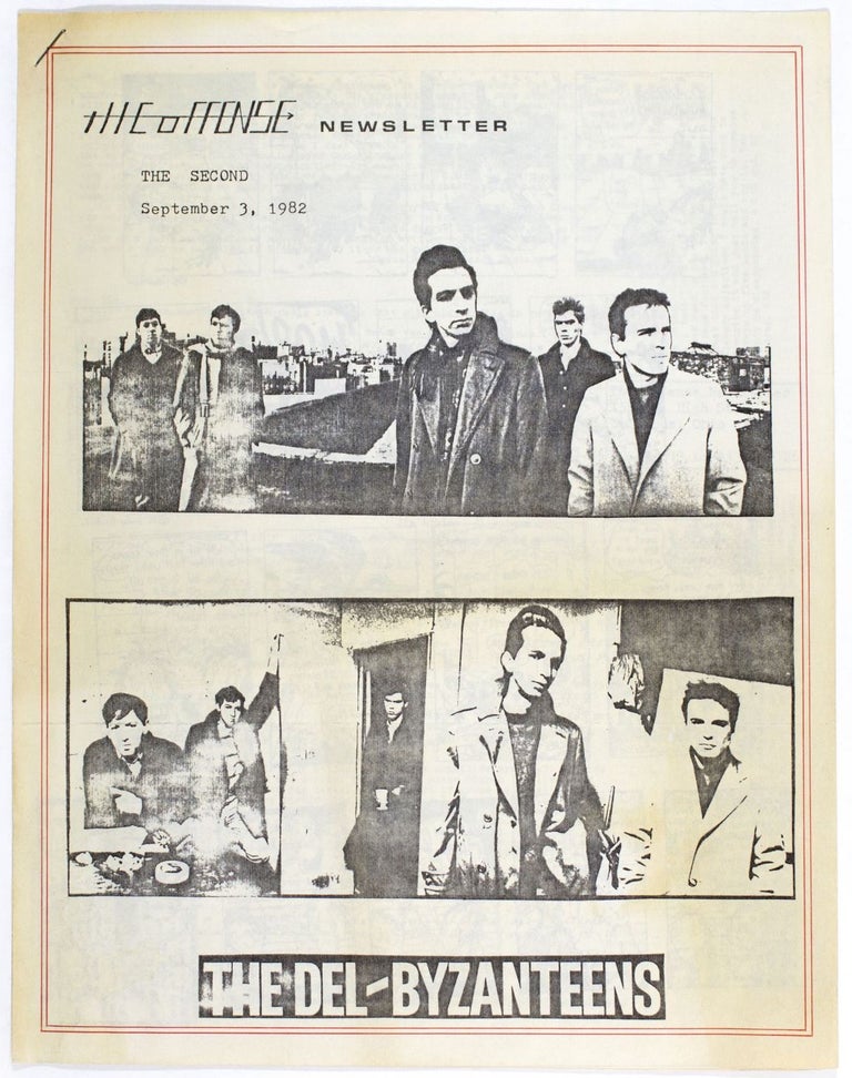 Item #4318 The Offense Newsletter- The Second (September 3rd, 1982). ed Tim Anstaett.