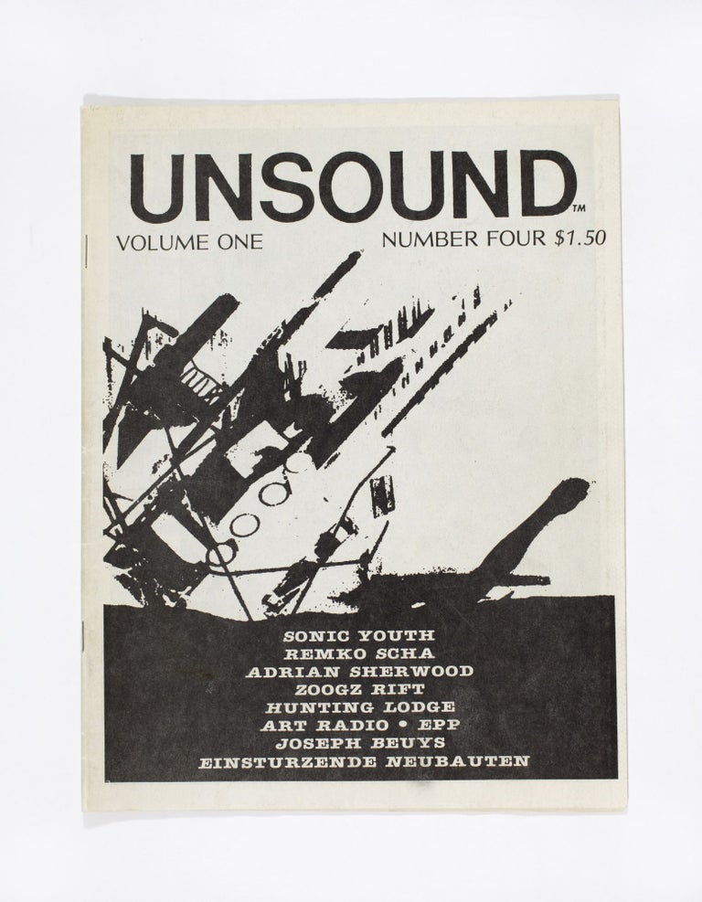 Item #4333 Unsound Volume One Number Four. William Davenport.