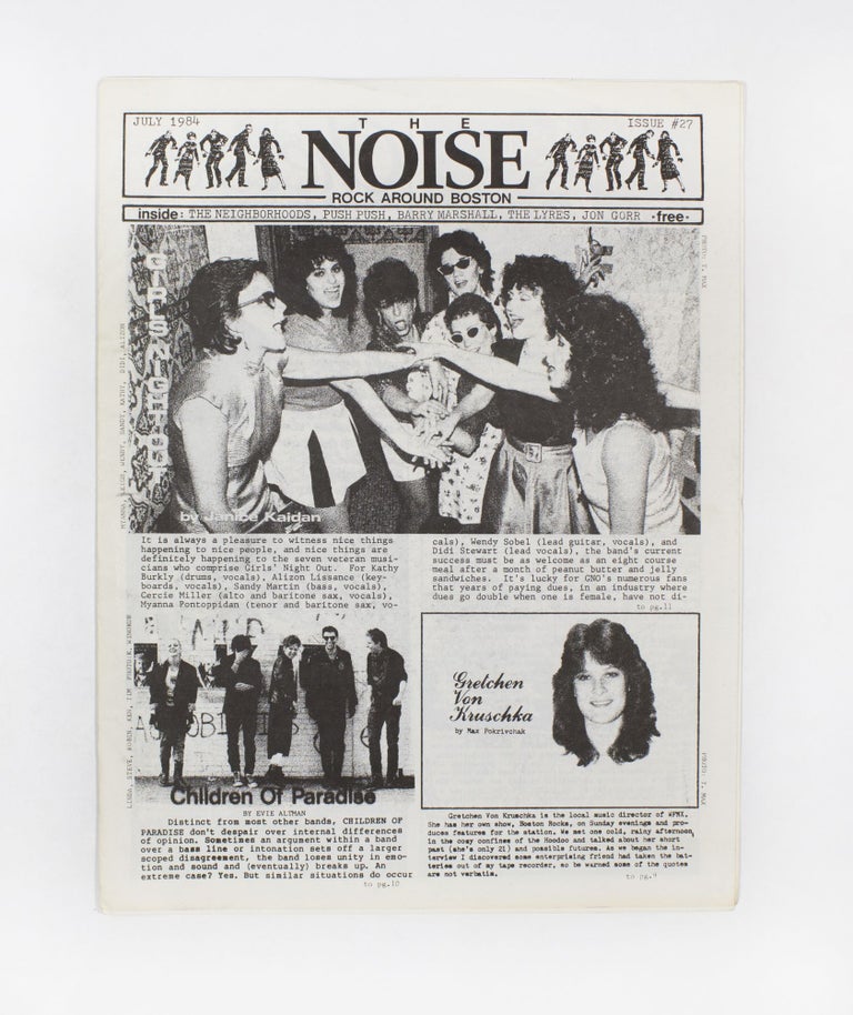 Item #4367 The NOISE – Rock Around Boston, Issue 27. T. Max.