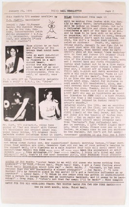 Third Rail Newsletter (January 20th, 1976)