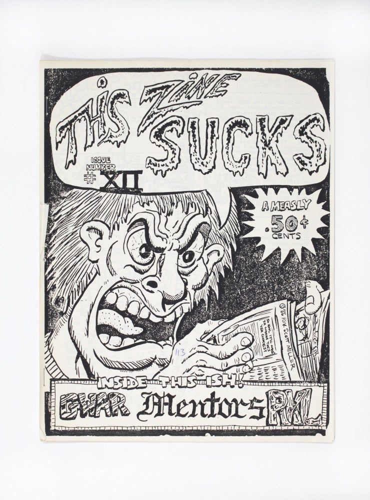Item #4393 This Zine Sucks #12 (1988). ed Bob Conrad.