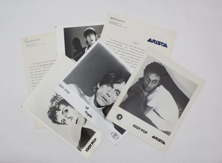 Item #4400 Iggy Pop promotional material (1979-1981)