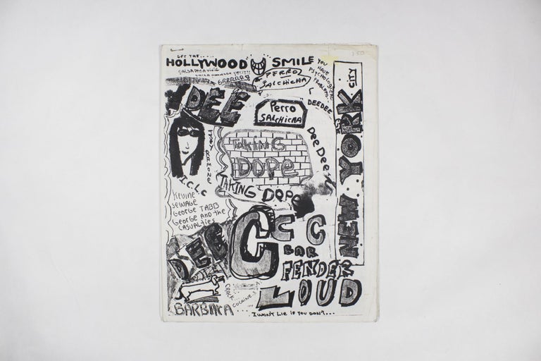 Item #4402 Taking Dope, August 1996 *X*. Dee Dee Ramone.