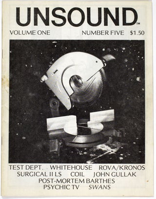 Item #4412 Unsound Volume One Number Five (1984). ed William Davenport