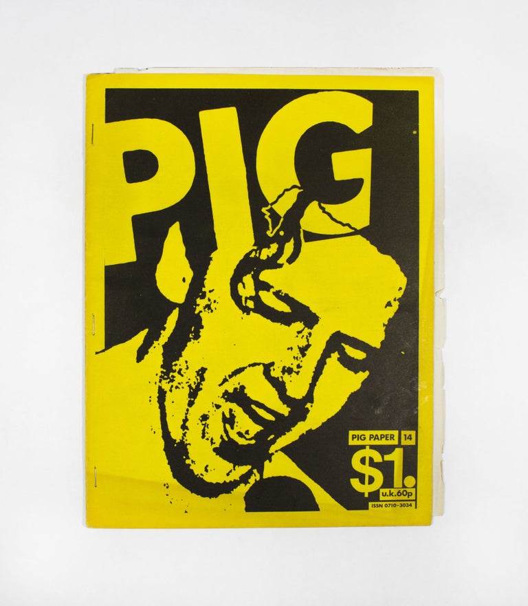 Item #4419 PIG PAPER, Number 14, January 1982. ed Gary Pig Gold.