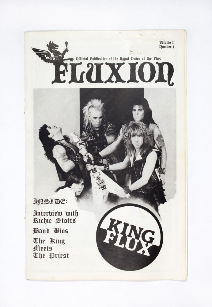 Item #4437 Fluxion Volume 1 Number 1 (Winter 1984-85). ed Christian Omega.