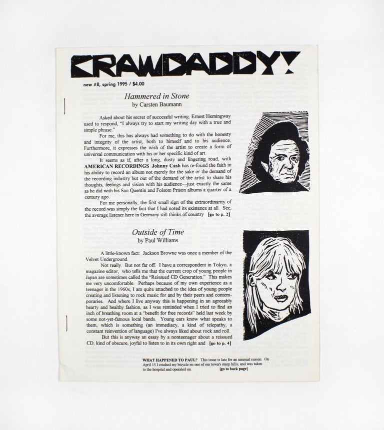 Item #4466 Crawdaddy!, new no. 8. ed Paul Williams.