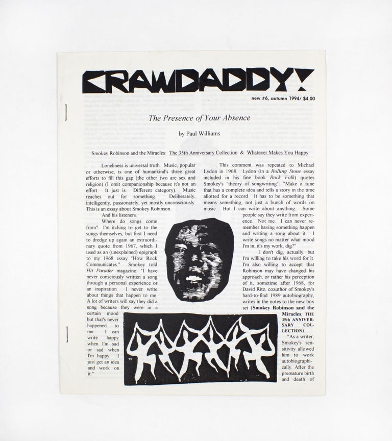 Item #4467 Crawdaddy!, new no. 6. ed Paul Williams.
