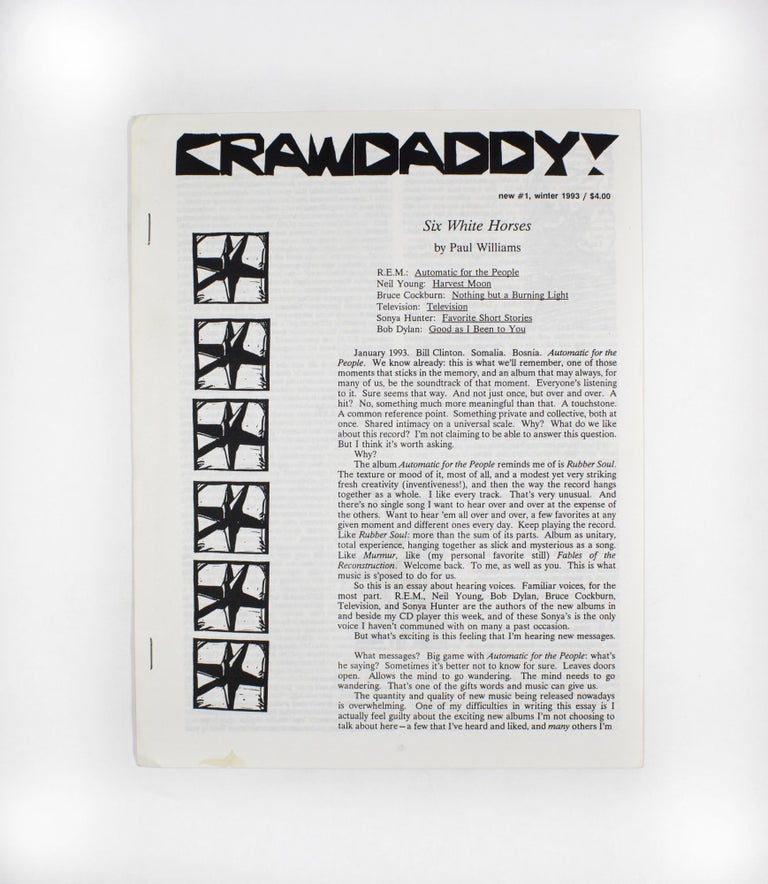 Item #4470 Crawdaddy!, new no. 1. ed Paul Williams.