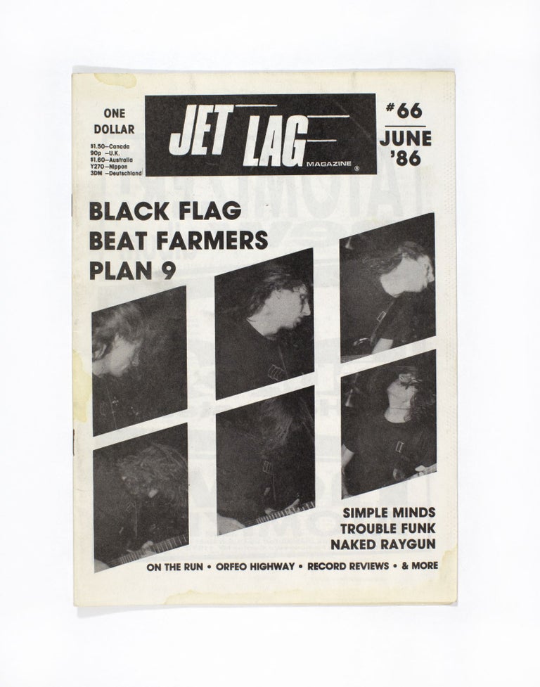 Item #4533 Jet Lag #66, 1986. ed Steve Pick.