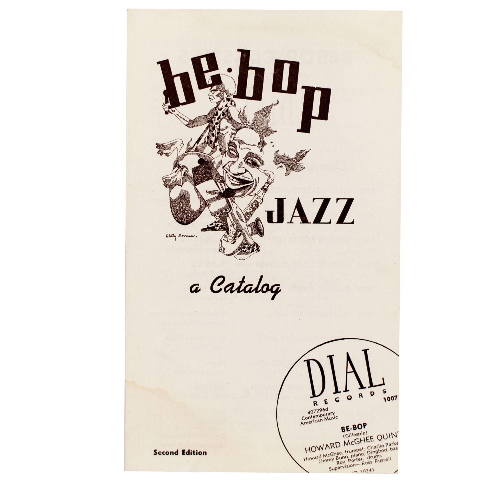 Bebop Jazz: A Catalog | Wallace Berman
