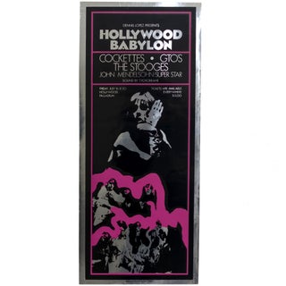 Item #4646 Poster for Hollywood Babylon. The Cockettes, The Stooges
