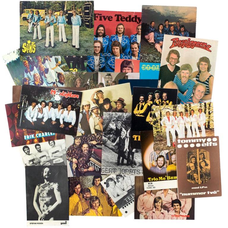 Item #4651 Archive of Postcards and Posters. Dansband.