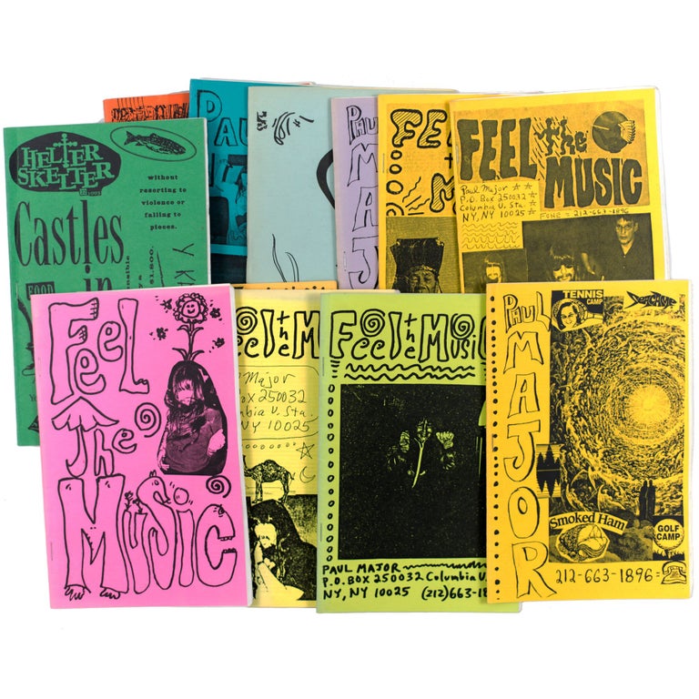 Item #4669 Collection of 39 Issues of Feel the Music, Sound Effects and Other Mail Order Catalog Zines. Paul Major.