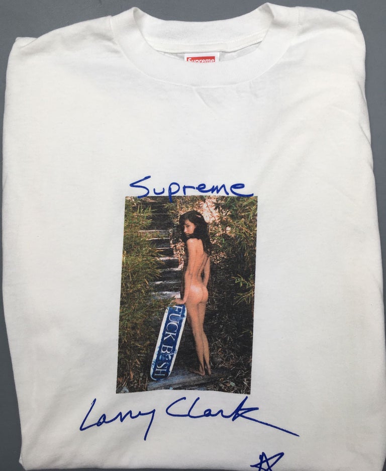 Item #4776 Fuck Bush T-shirt. Supreme x. Larry Clark.