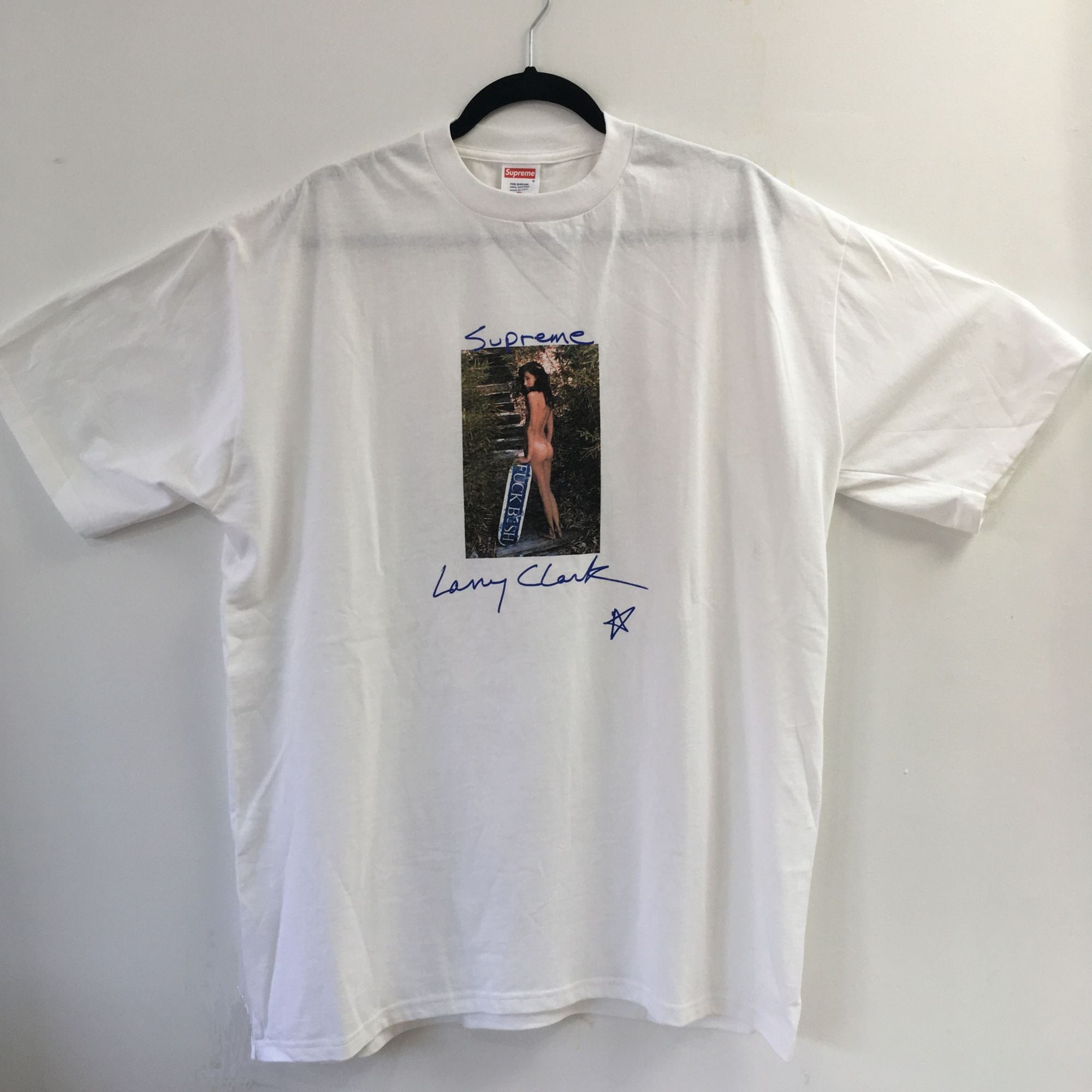 Fuck Bush T-shirt | Supreme x. Larry Clark