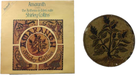 Item #4808 Amaranth [Autographed by Shirley Collins, includes original artwork]. Shirley Collins.