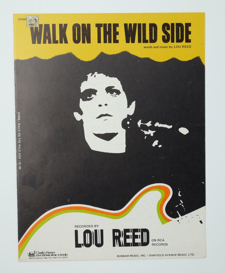 Item #4870 Lou Reed - “Walk on the Wild Side” Sheet Music