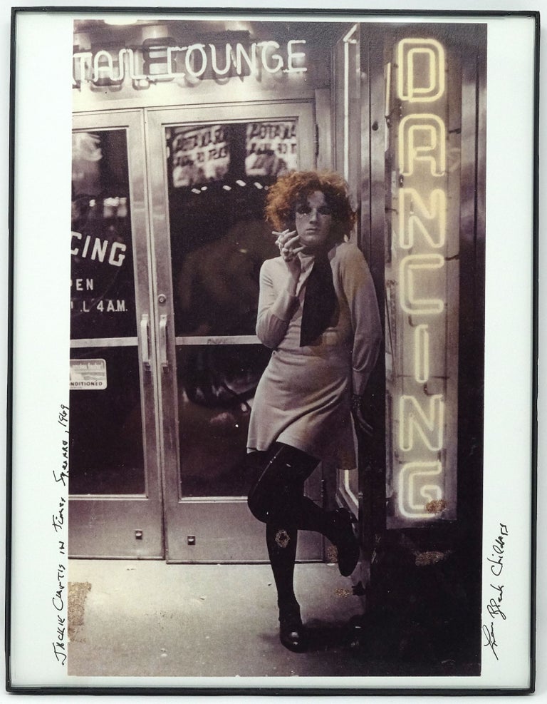 Item #4915 “Jackie Curtis in Times Square, 1969”. Leee Black Childers.
