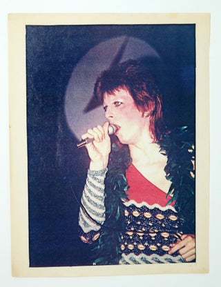 Item #4922 David Bowie singing at Ziggy Stardust Tour. Leee Black Childers