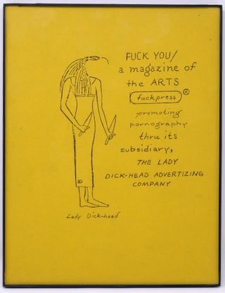 Item #4930 Lady Dick-head Advertising Company Flyer. Ed Sanders