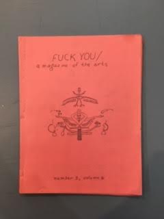 Item #4976 Fuck You: A Magazine of Arts -- Number 5, Volume 6. ed Ed Sanders