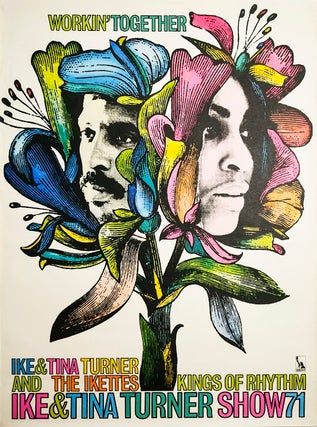 Item #4986 Ike & Tina Workin’ Together Poster. Tina Turner Ike Tuener
