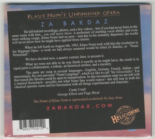 Za Bakdaz: The Unfinished Opera