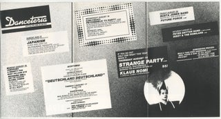 Strange Party at Danceteria Fold-out Flyer