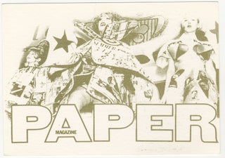 Item #4994 Paper Magazine Love Ball Runway Fashion Photo Exhibit at Limelight Invitation