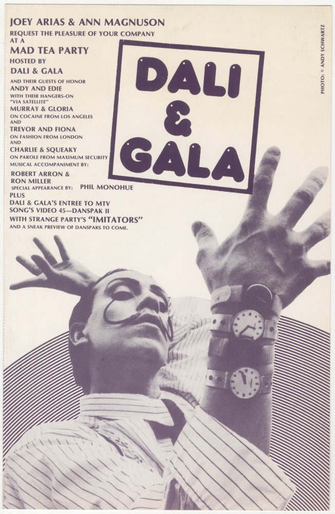 Item #4996 Dali & Gala at Danceteria Flyer