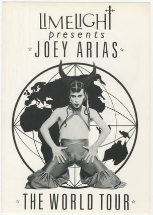 Item #4997 Limelight Presents Joey Arias - The World Tour fold-out flyer
