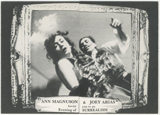 Item #5010 Ann Magnuson & Joey Arias Invite you to an Evening of Surrealism [invitation and...